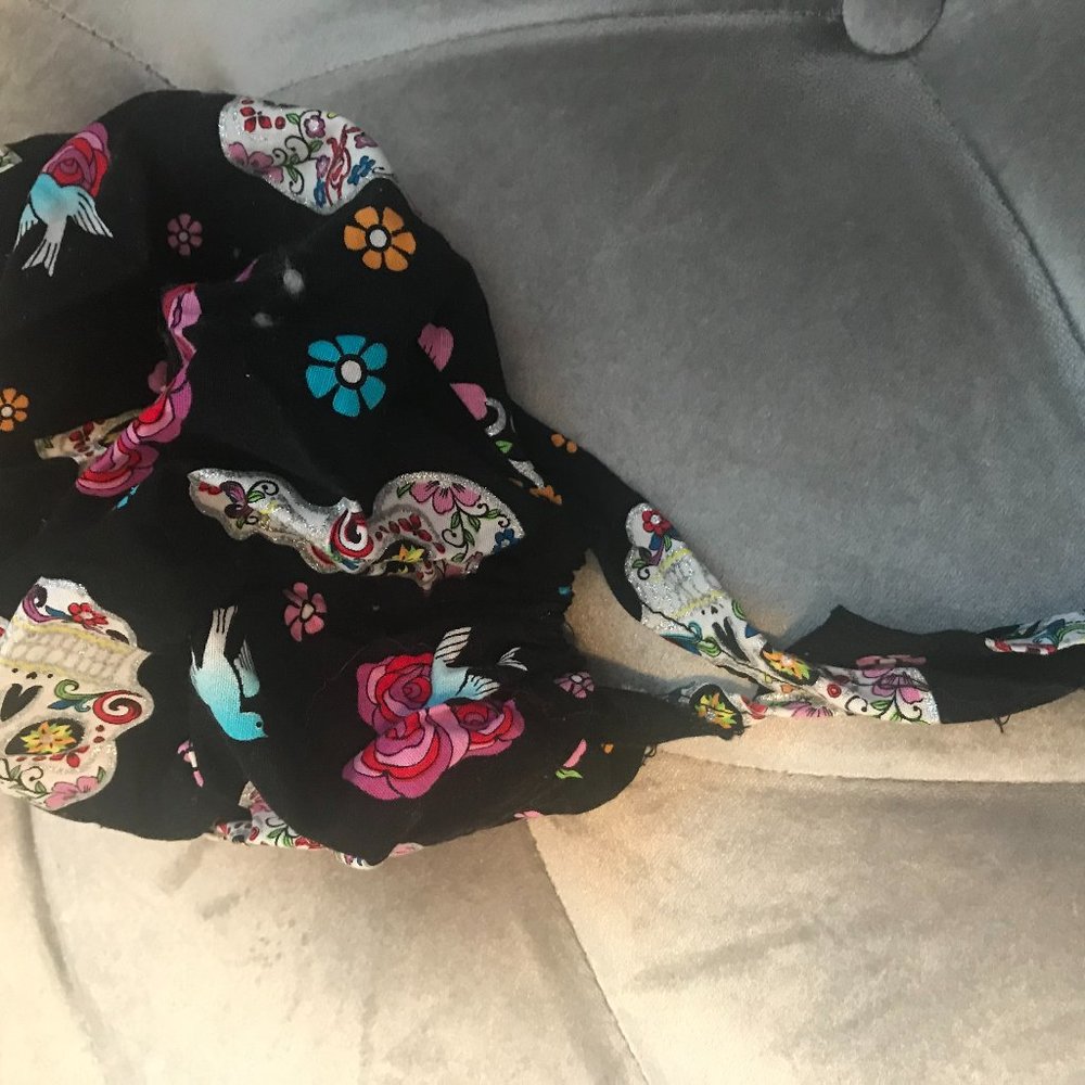 COPY - sugar skull bandana head cap
